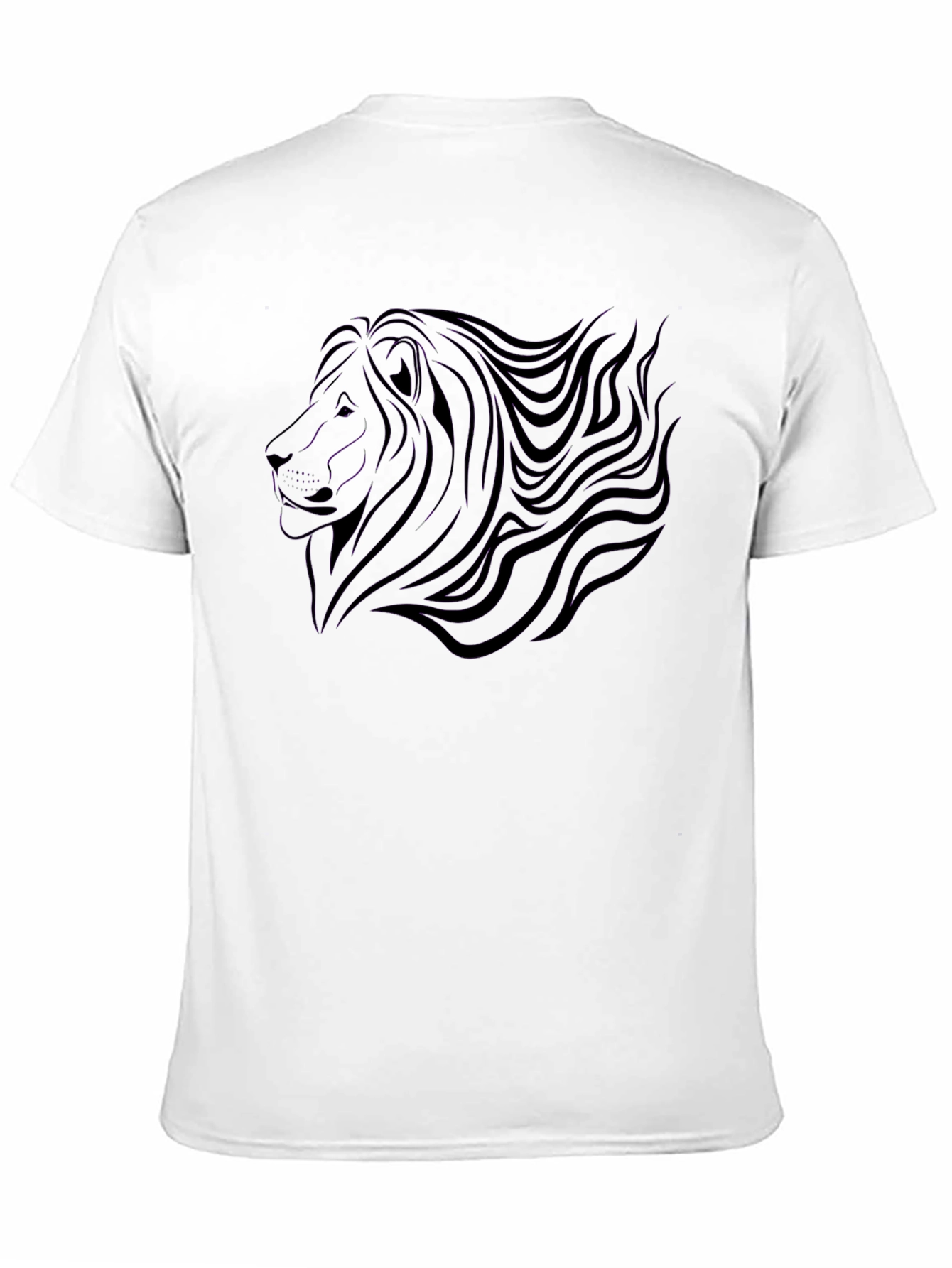 Black Lion Graphic Tee - Stylish Mens Shirt