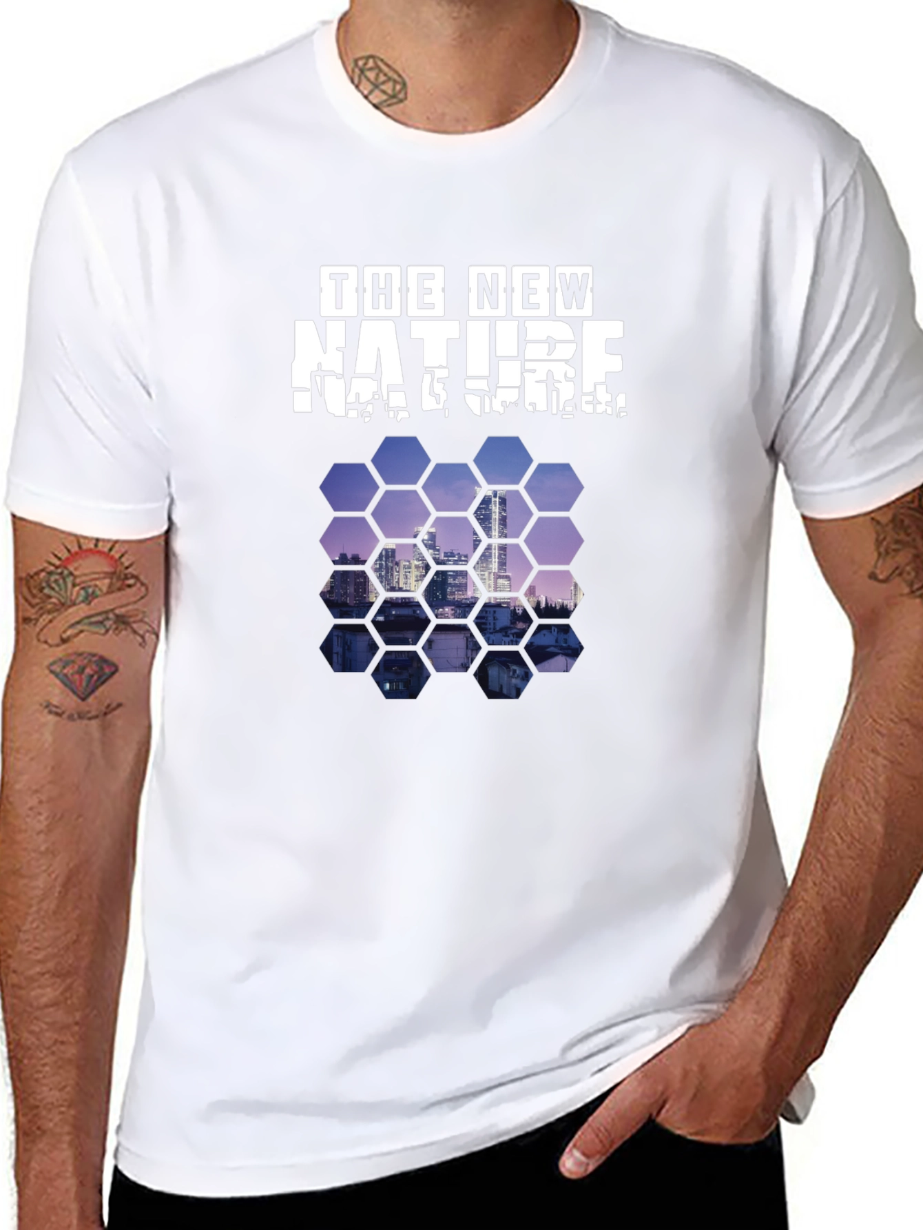 The New Nature Black Graphic T-Shirt