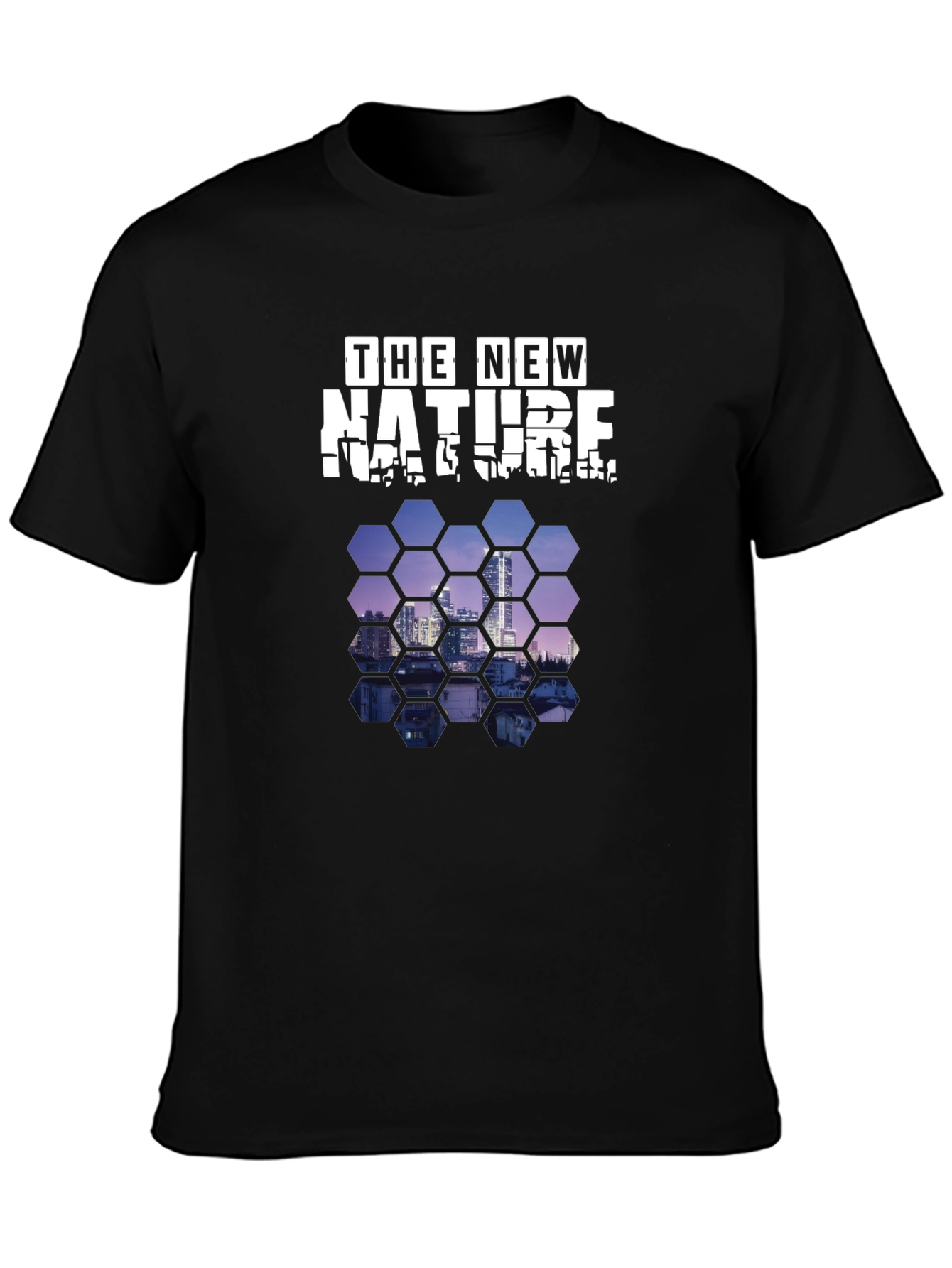 The New Nature Black Graphic T-Shirt
