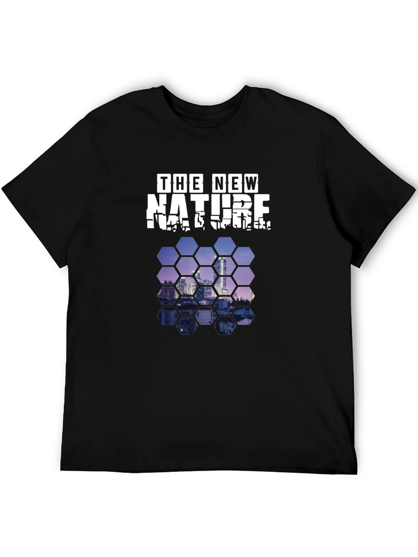 The New Nature Black Graphic T-Shirt