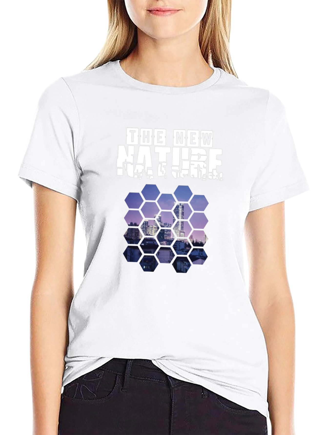 The New Nature Black Graphic T-Shirt