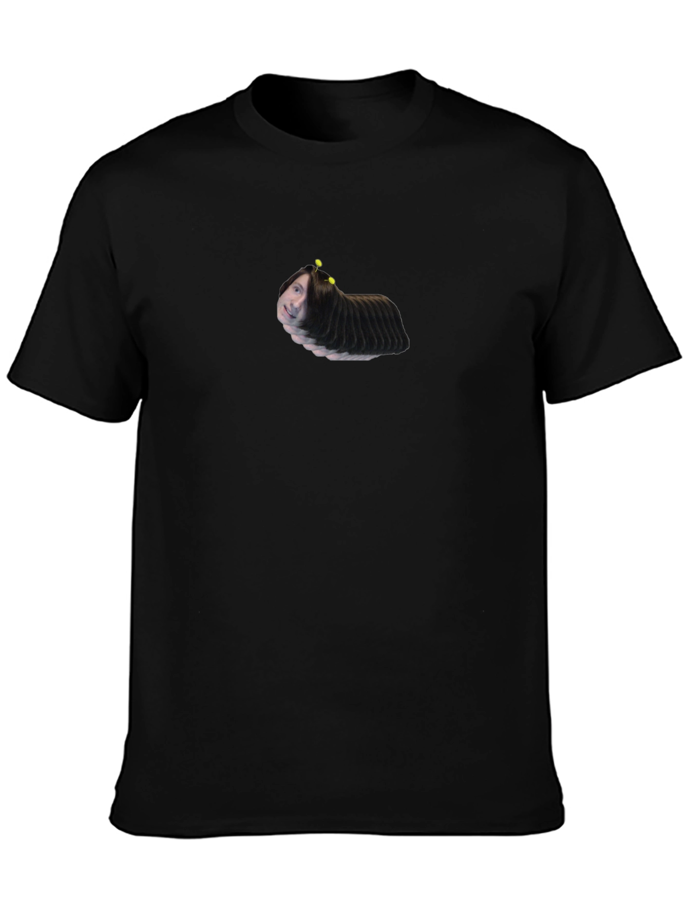 Unique Graphic T-Shirt - Caterpillar Face Design