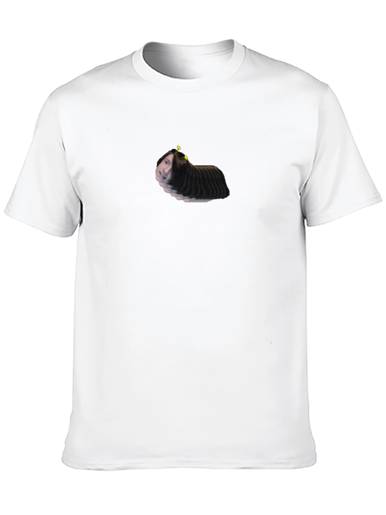 Unique Graphic T-Shirt - Caterpillar Face Design