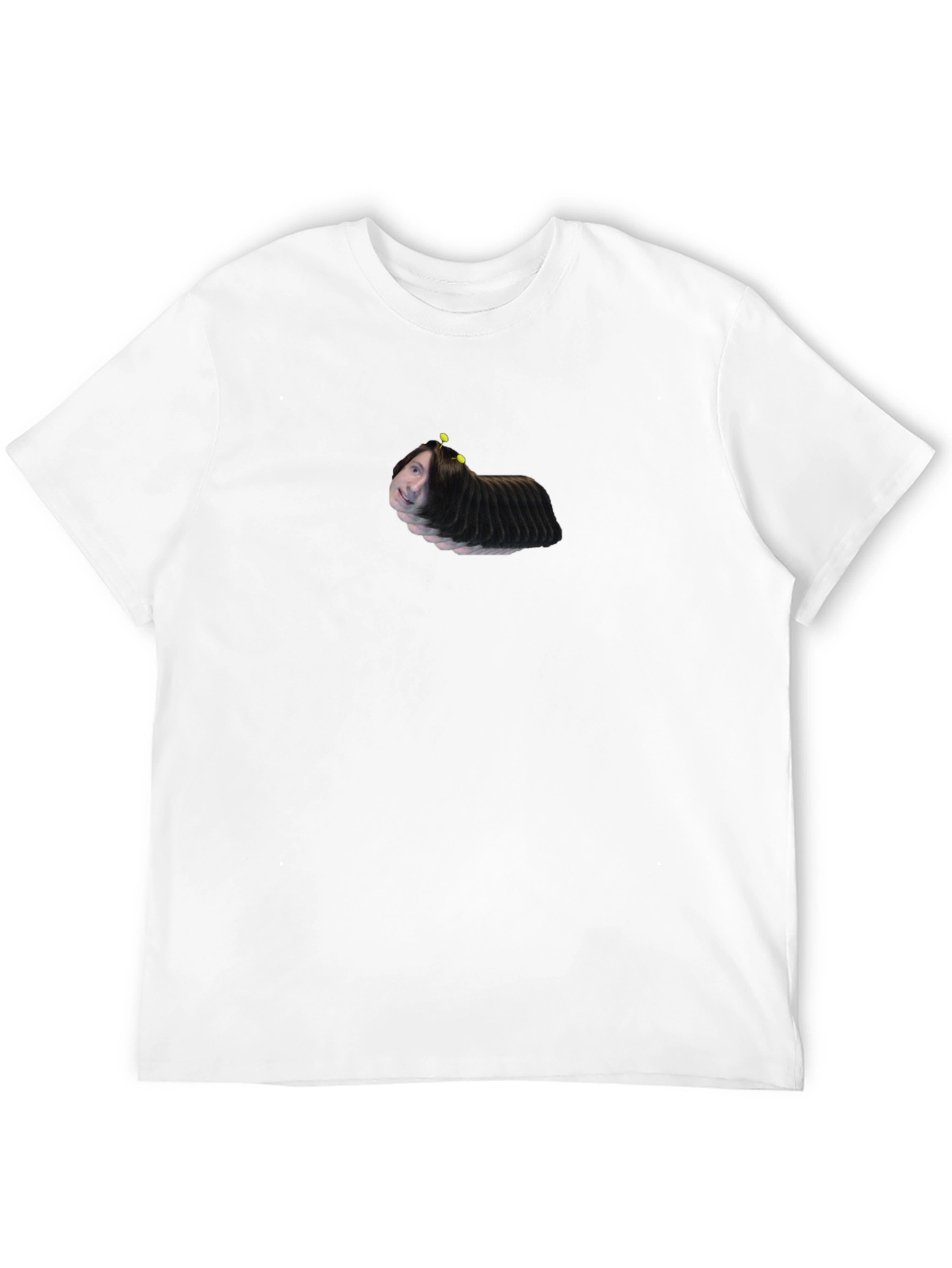 Unique Graphic T-Shirt - Caterpillar Face Design