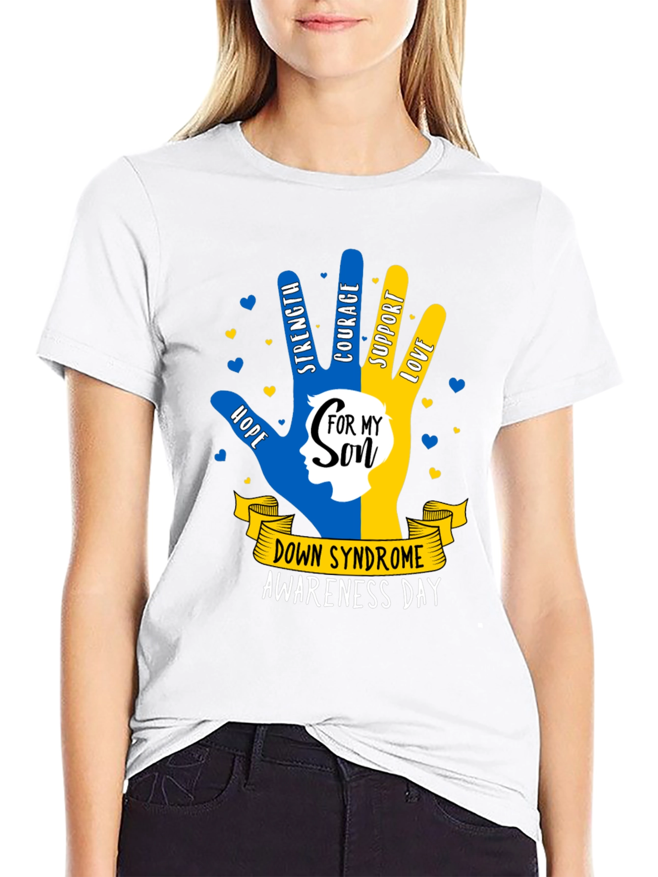 Down Syndrome Awareness T-Shirt - For My Son