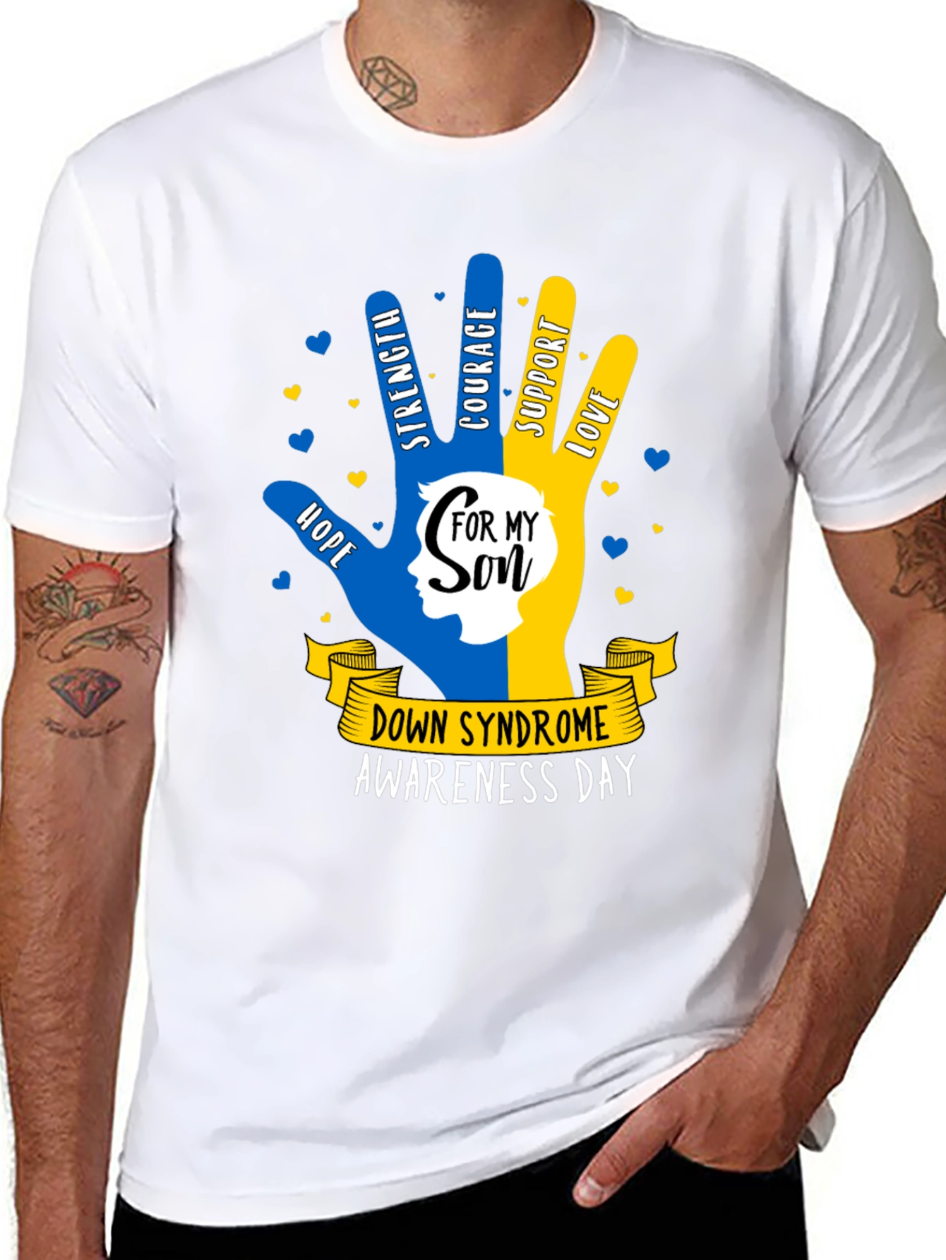 Down Syndrome Awareness T-Shirt - For My Son