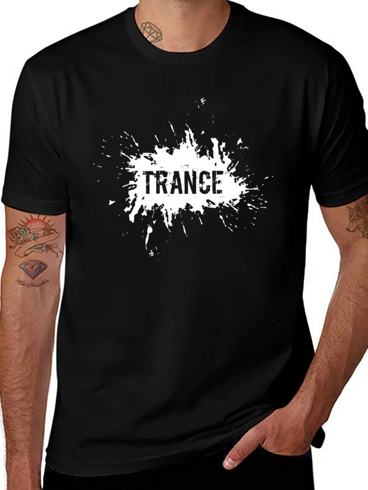 Trance Graphic Black T-Shirt