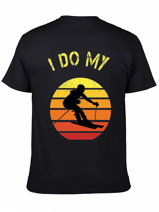 I DO MY Own Stunts Skiing Graphic Tee