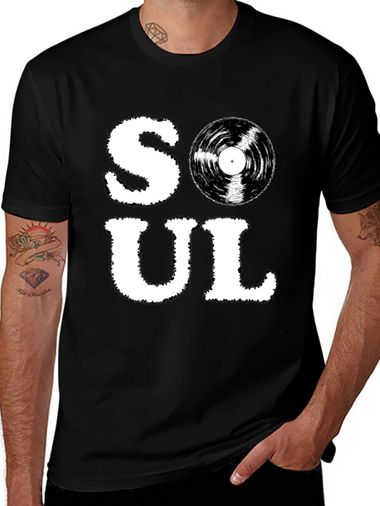Soul Music Graphic T-Shirt - Black
