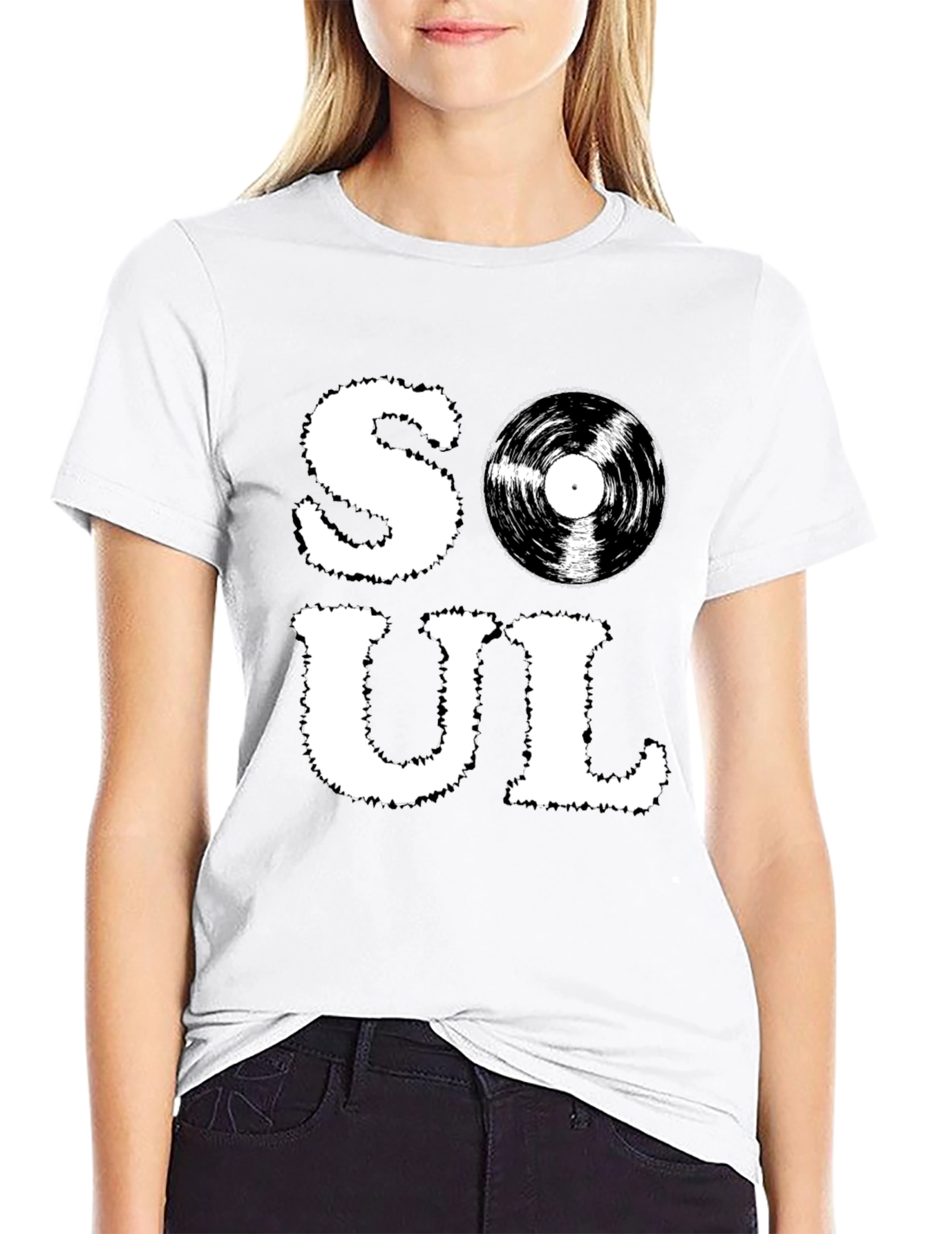 Soul Music Graphic T-Shirt - Black