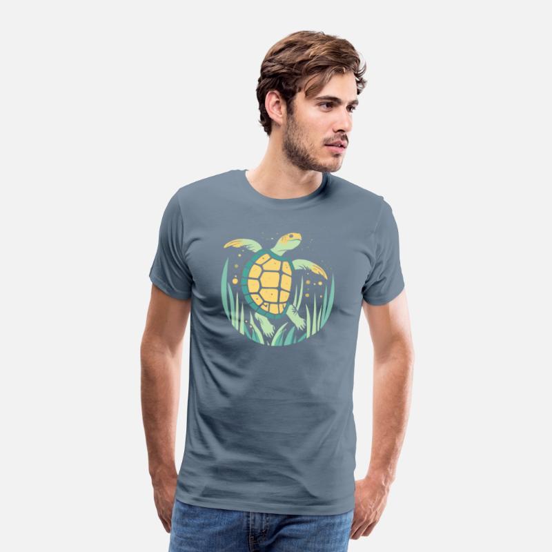 Hand drawn dancing turtle Blue Cheese Strain
