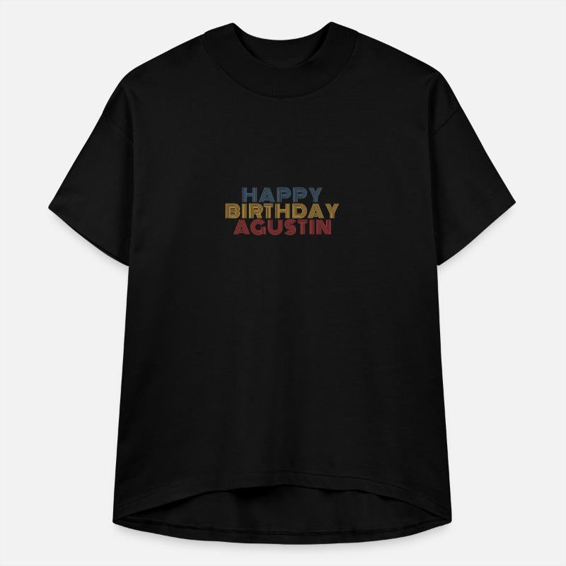 Happy Birthday Agustin Personalized Typography