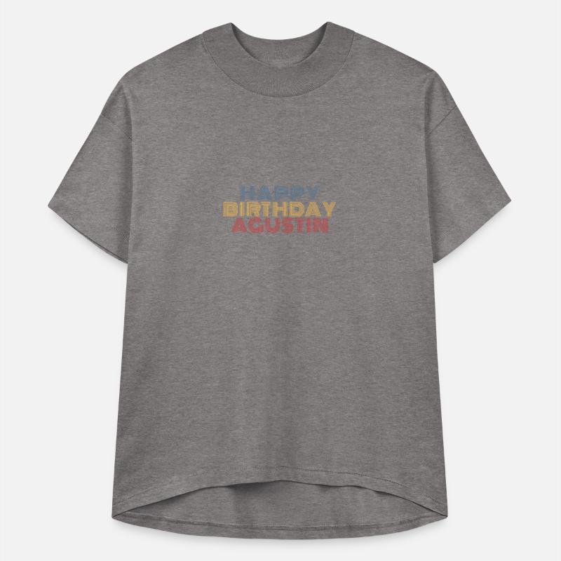 Happy Birthday Agustin Personalized Typography