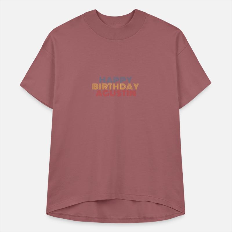 Happy Birthday Agustin Personalized Typography