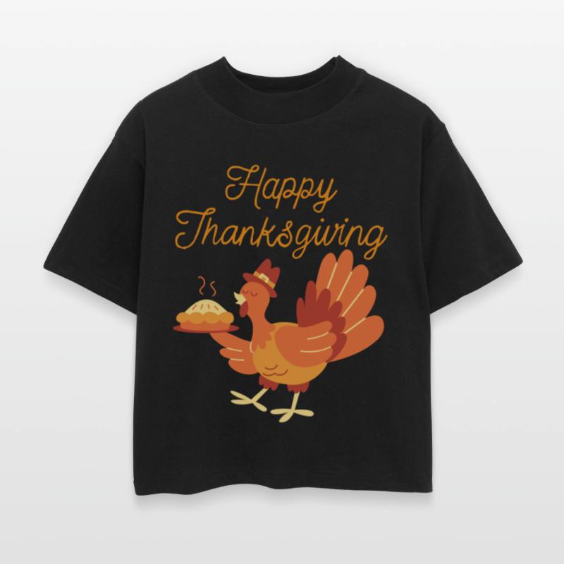 Happy Thanksgiving Funny Turkey Family Dinner