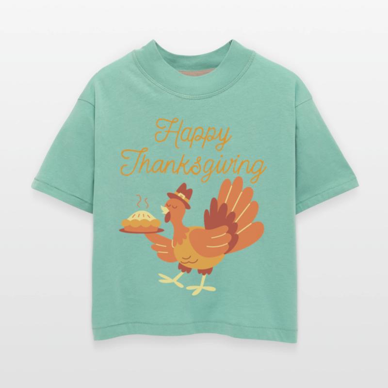 Happy Thanksgiving Funny Turkey Family Dinner