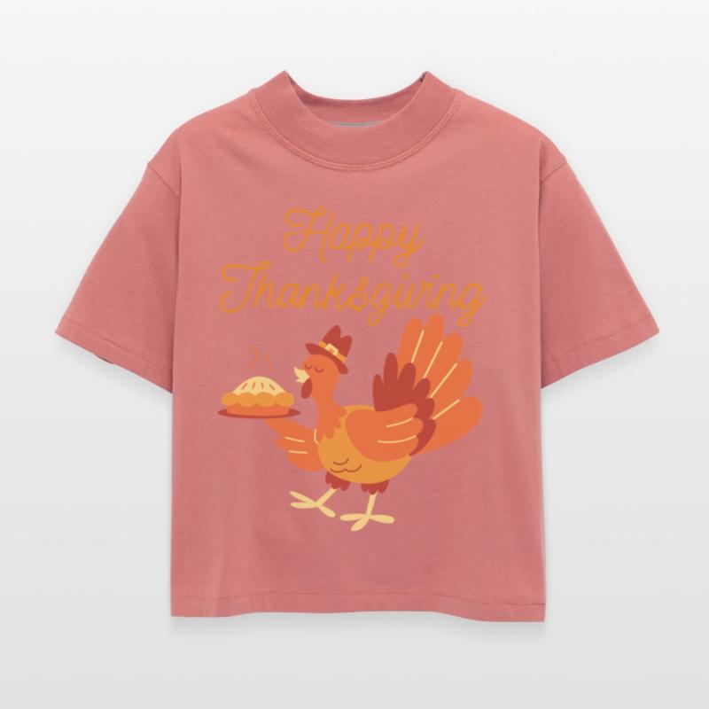 Happy Thanksgiving Funny Turkey Family Dinner