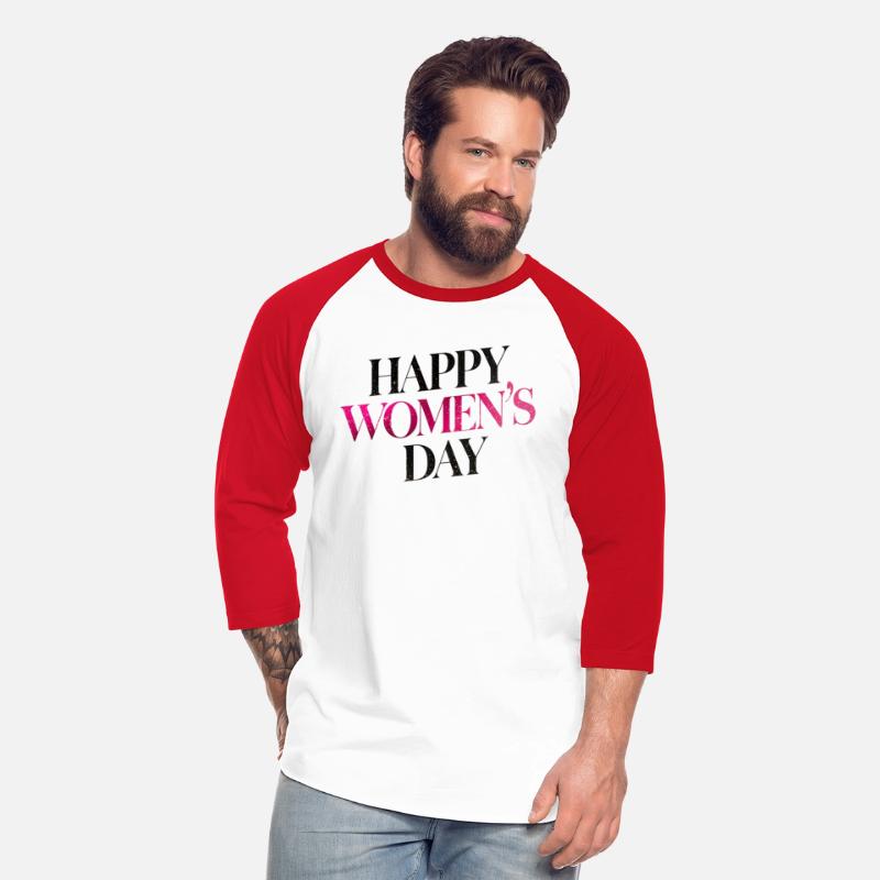 happy women day text isolated on white backgroun 2