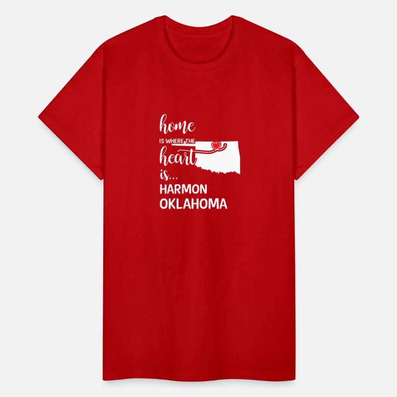 Harmon County Oklahoma Is Where My Heart Is Gift