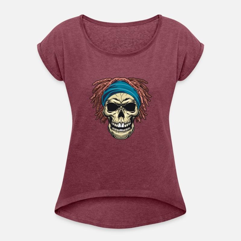 Hawaii club colored element. Sign of surfing skull