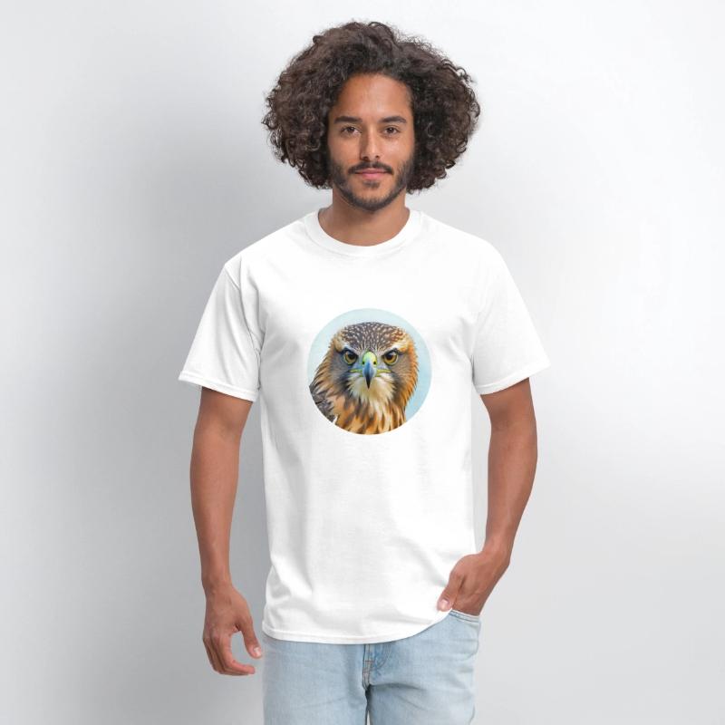 Hawk stare regal bird of prey birding bird watcher