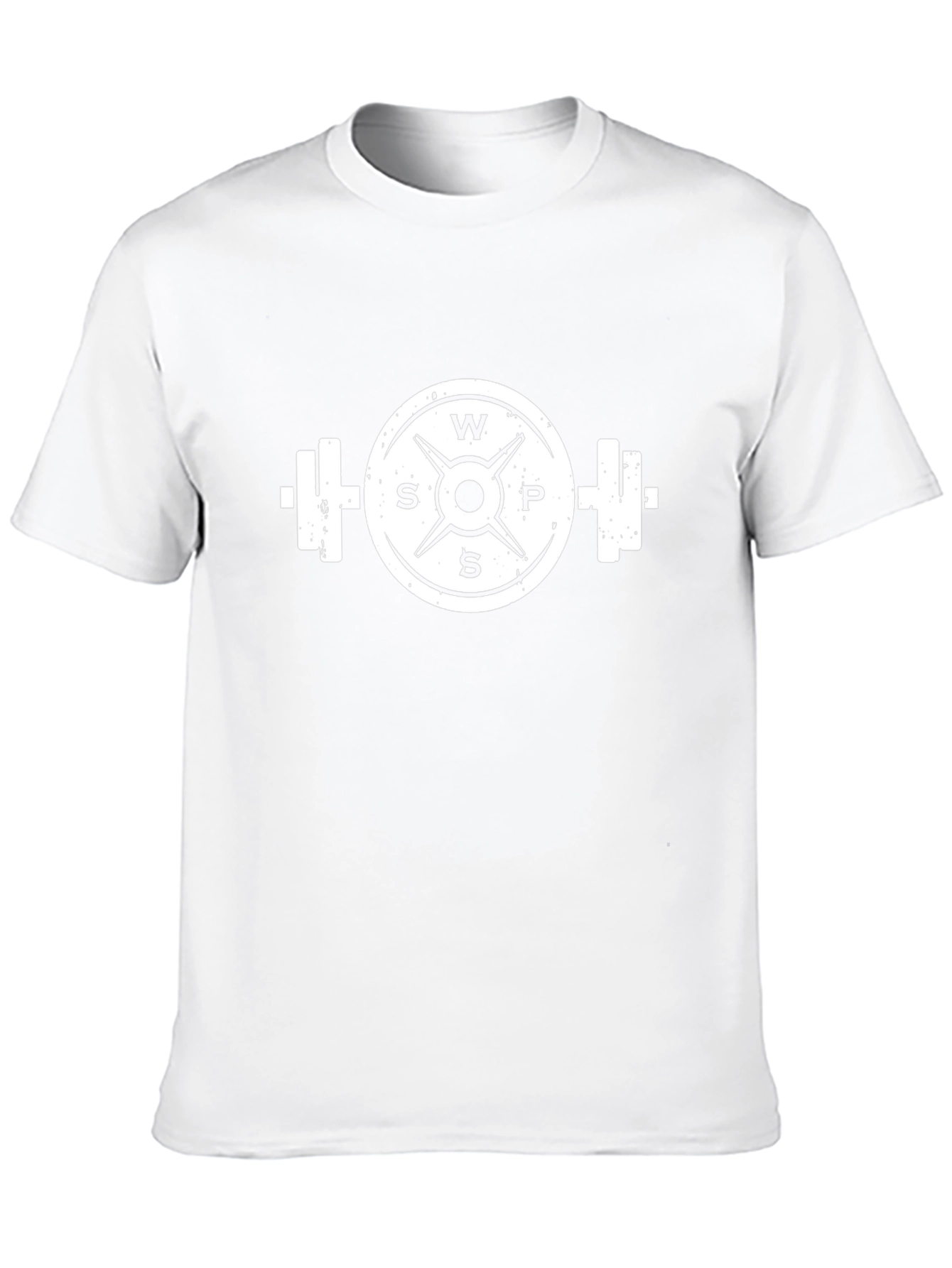 Workout Weight Plate T-Shirt - Black