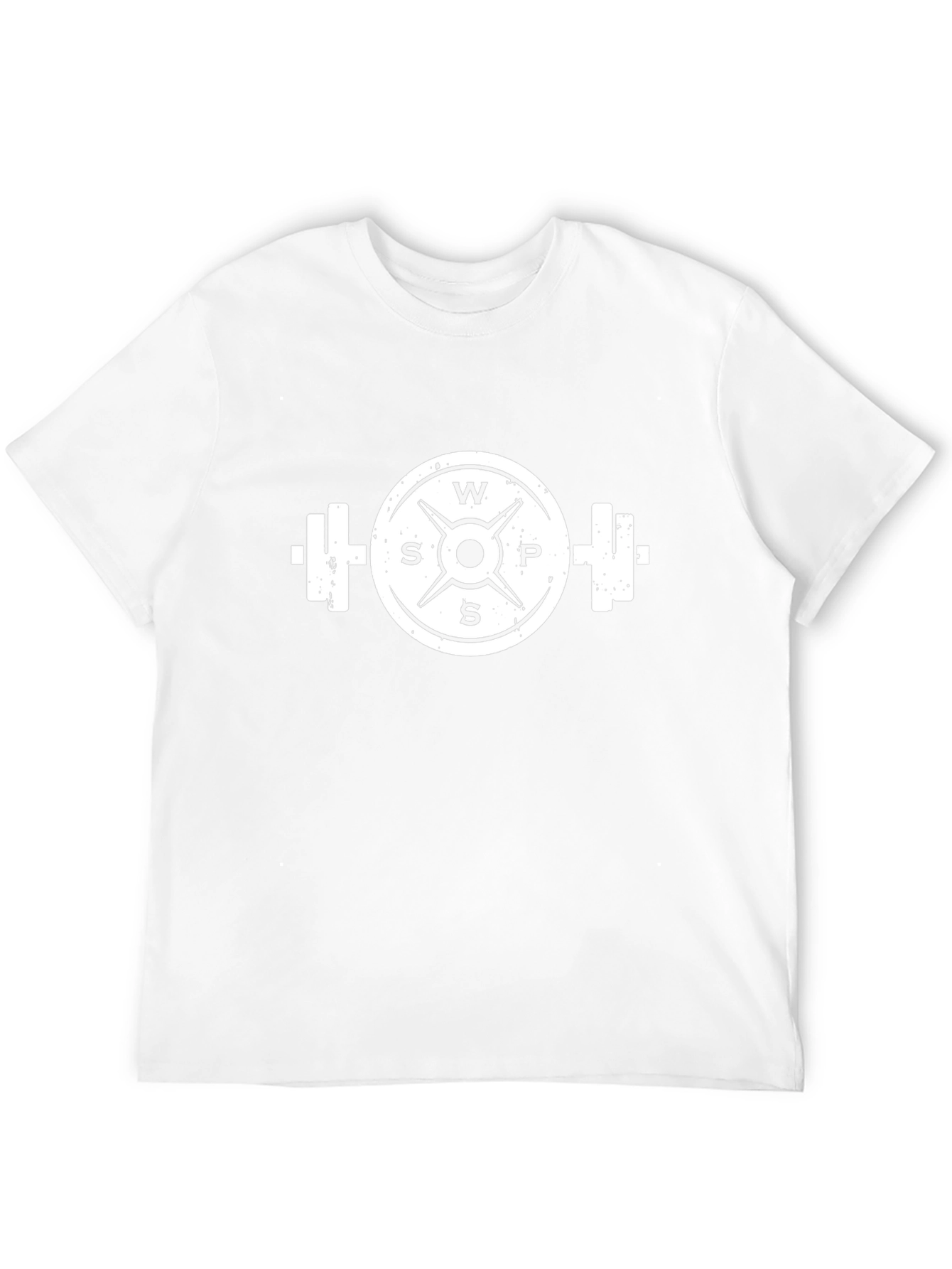 Workout Weight Plate T-Shirt - Black