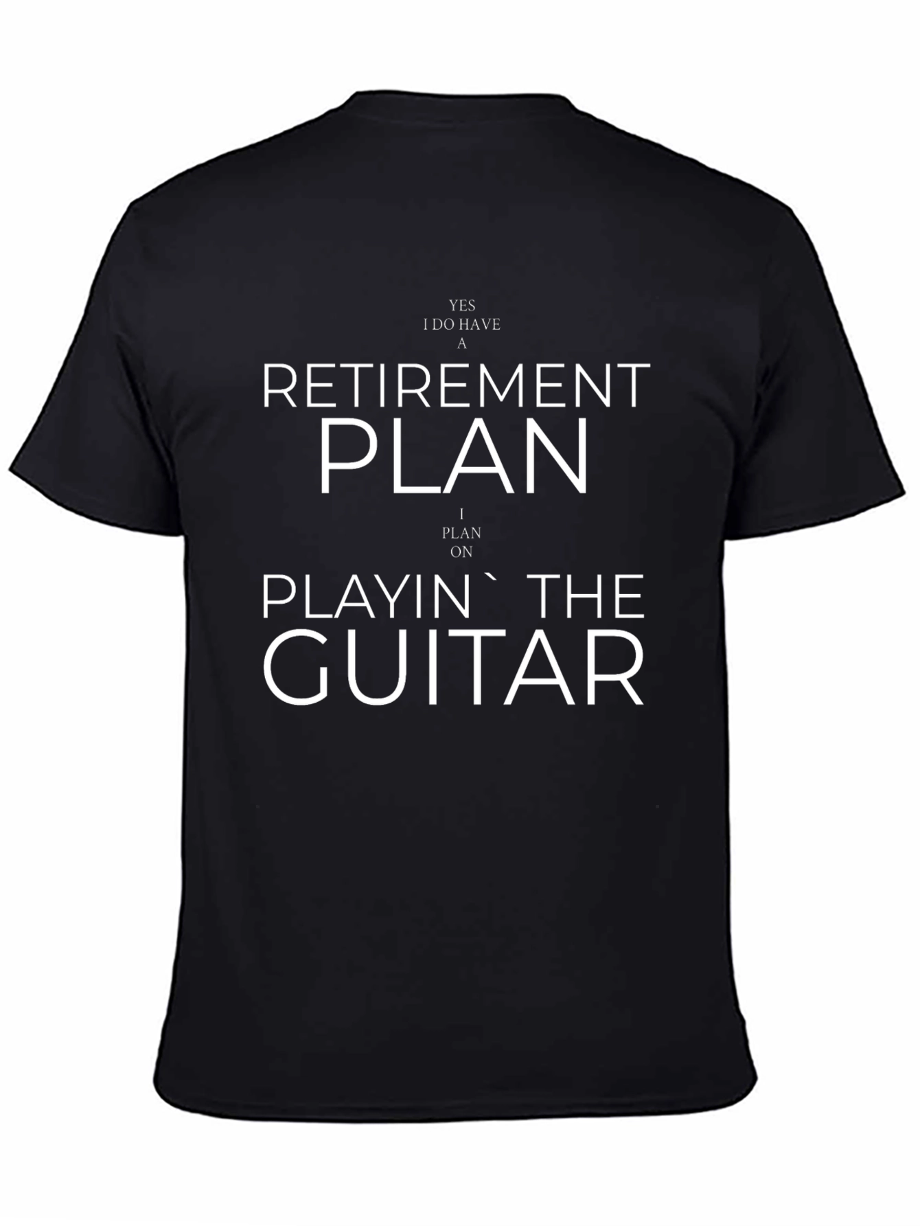 Retirement Plan Guitar T-Shirt