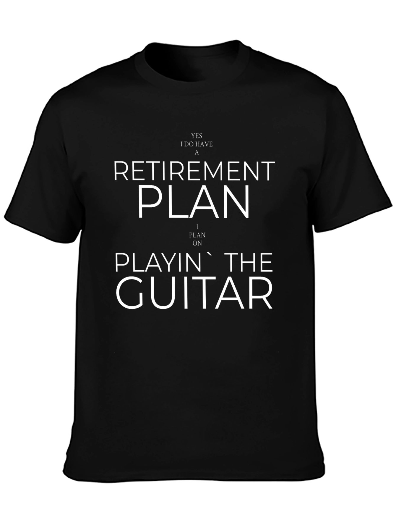 Retirement Plan Guitar T-Shirt