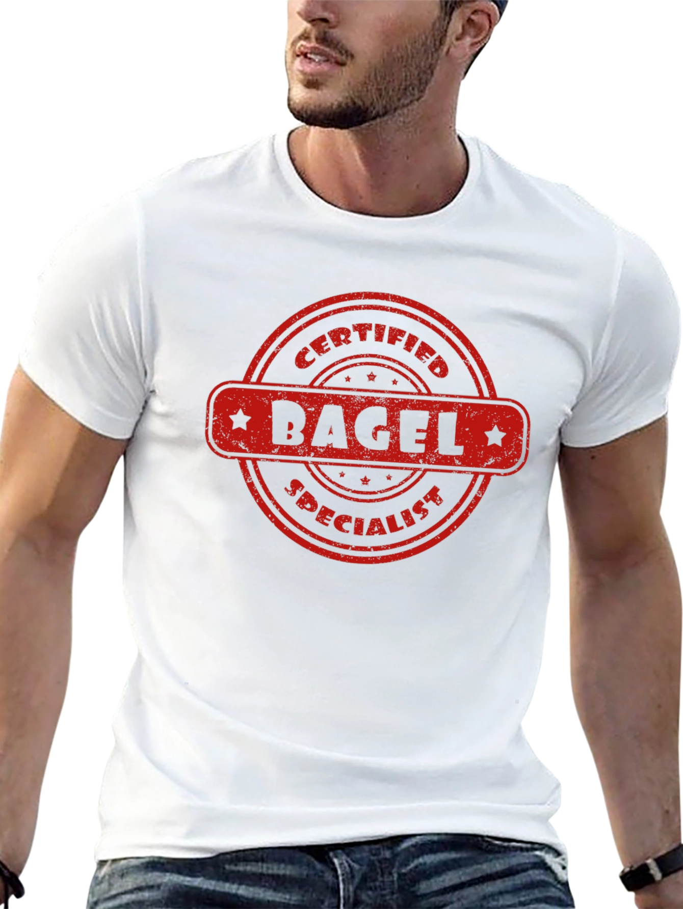 Certified Bagel Specialist Graphic T-Shirt