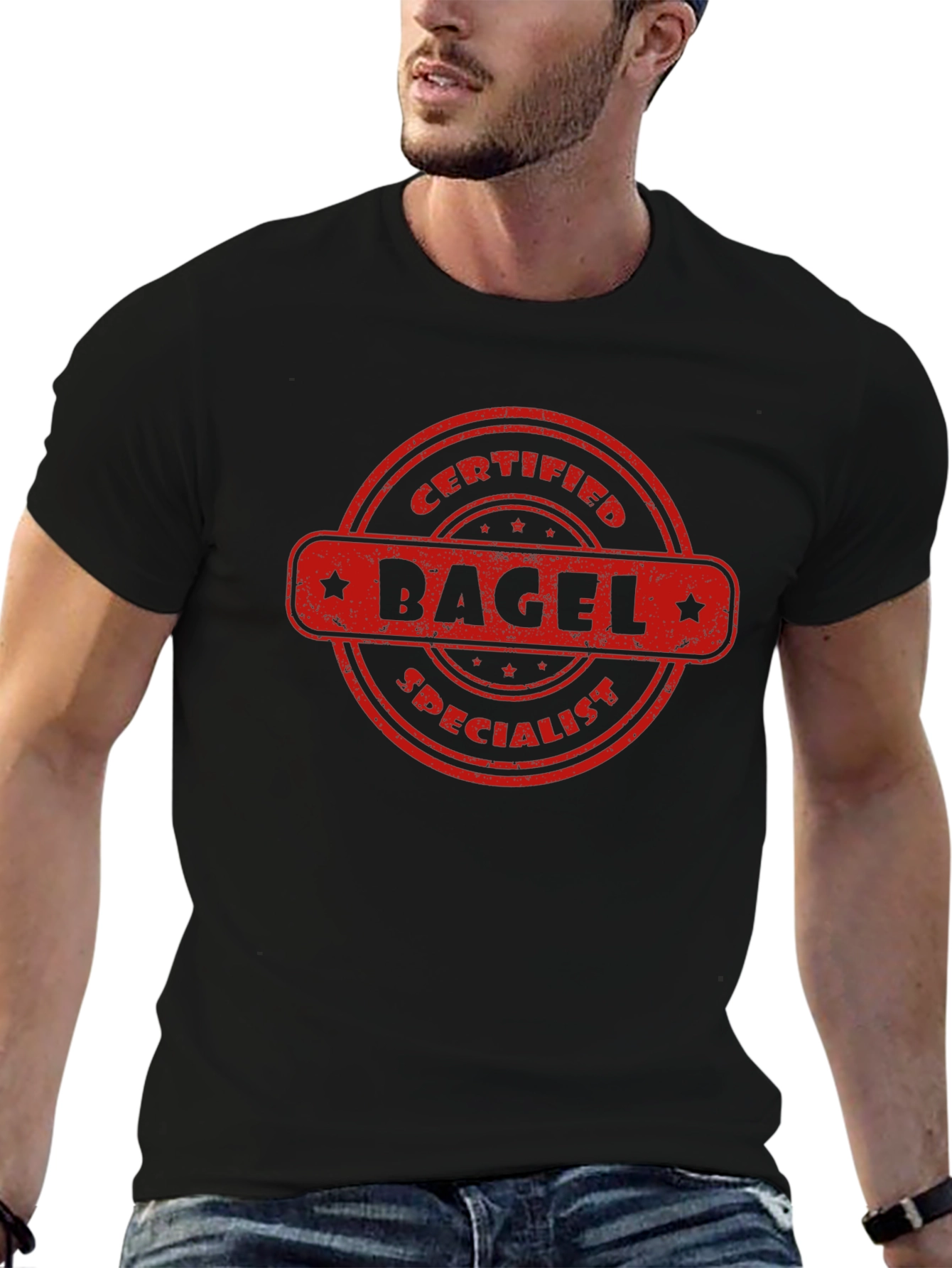 Certified Bagel Specialist Graphic T-Shirt