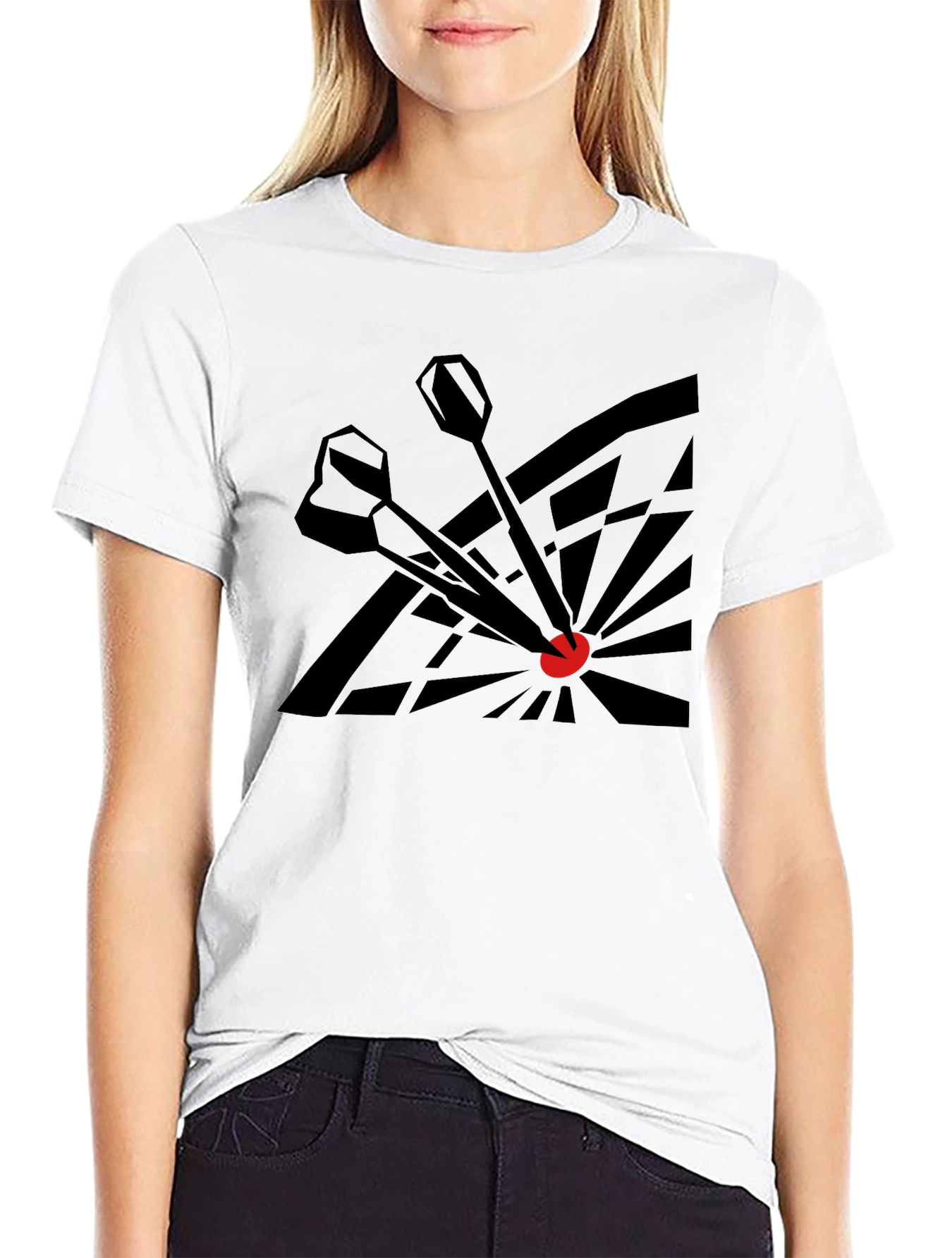 Darts Bullseye Black T-Shirt