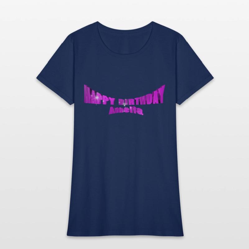 "Heartfelt Wishes: Happy Birthday, Amelia!"