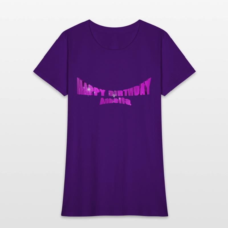 "Heartfelt Wishes: Happy Birthday, Amelia!"