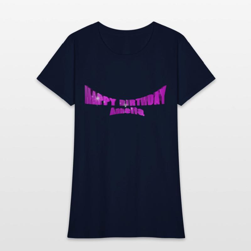 "Heartfelt Wishes: Happy Birthday, Amelia!"