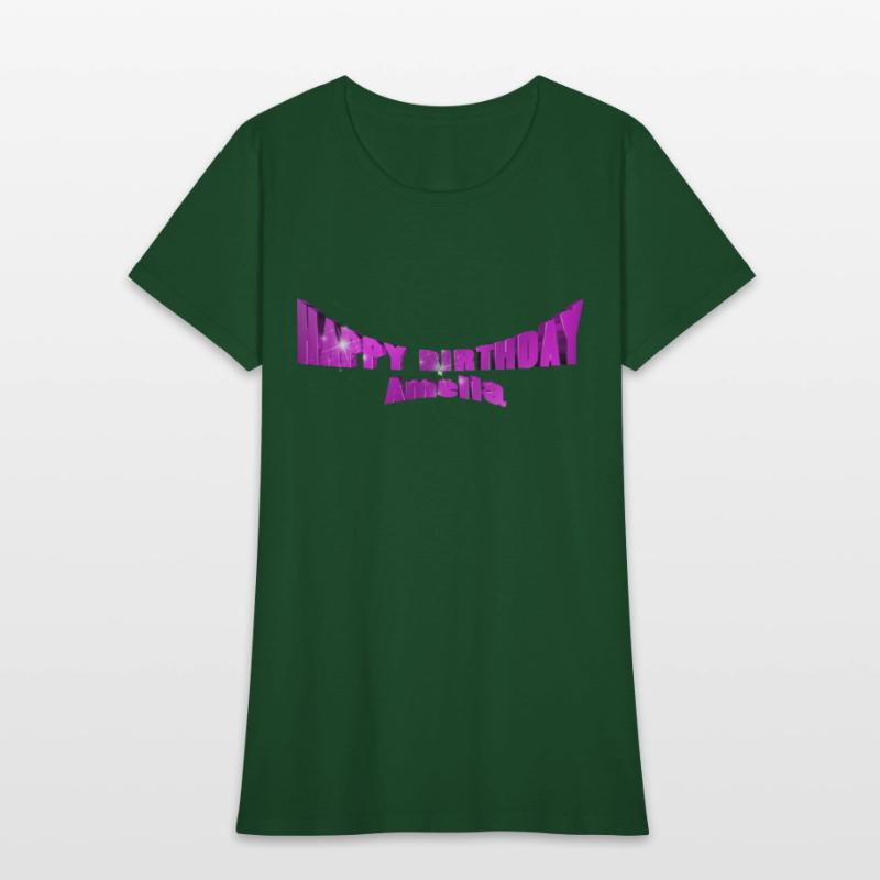"Heartfelt Wishes: Happy Birthday, Amelia!"