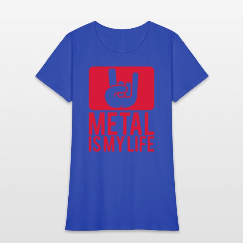 Heavy Metal Is My Life Hard Rock Music Text Quote
