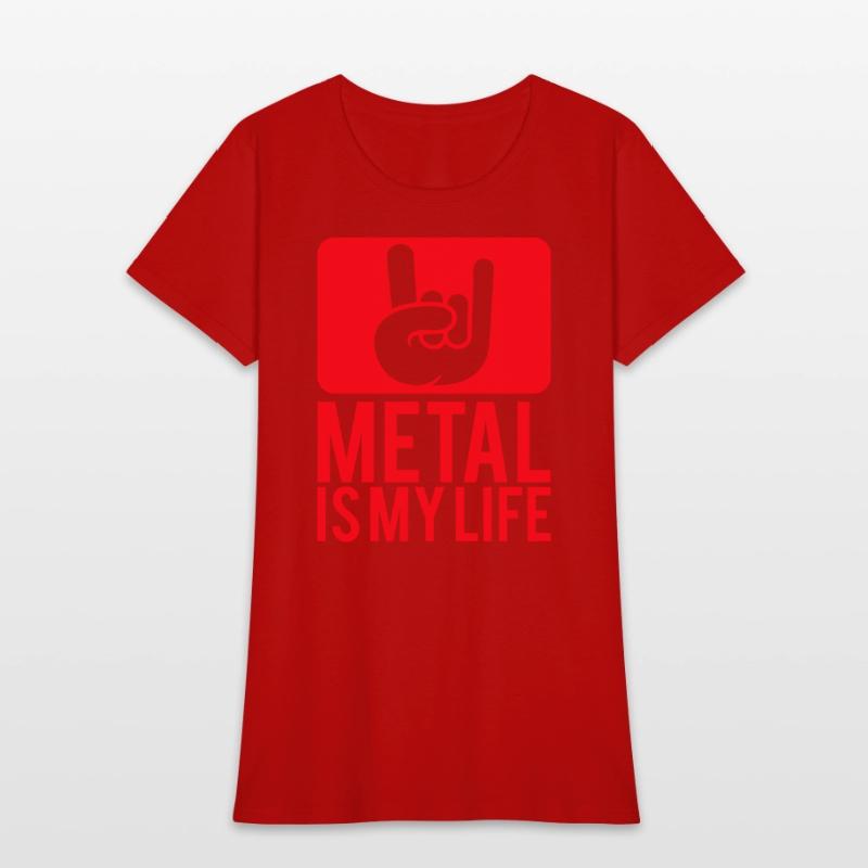 Heavy Metal Is My Life Hard Rock Music Text Quote