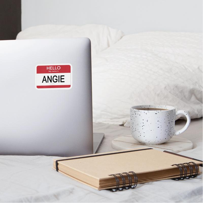 Hello Name Angie Tag