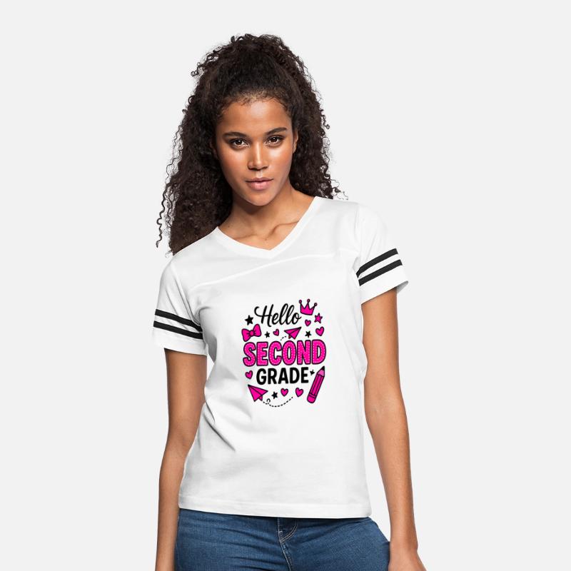 Hello Second Grade Cute Back to School Kids
