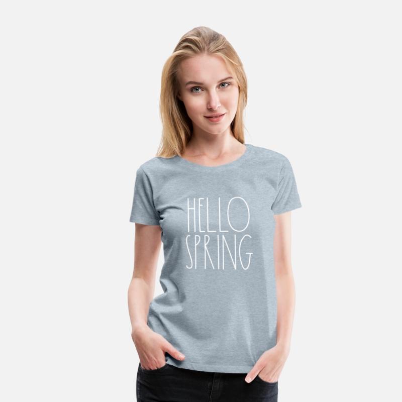 Hello Spring White Rae Dunn Inspired Minimalist