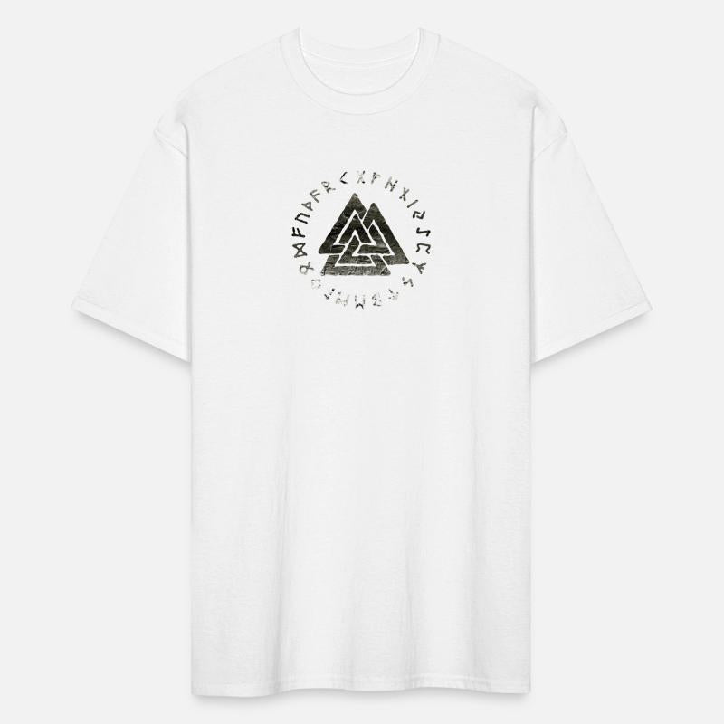 Helm of Ave VEGVISIR Runes TShirt Vikings