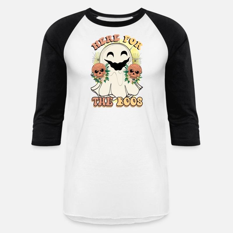 here for the boos,custom Halloween shirt.