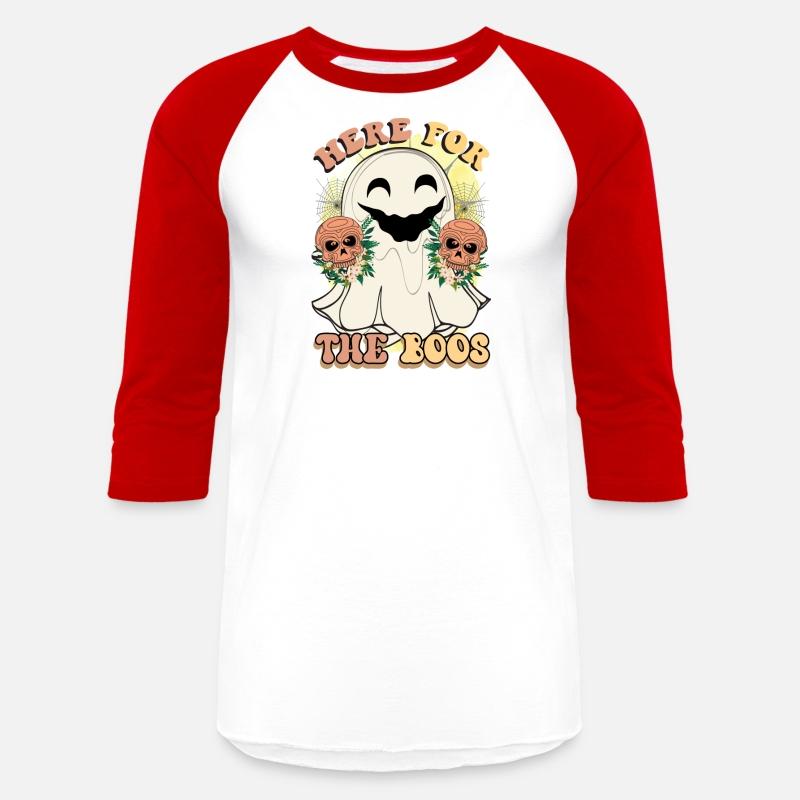here for the boos,custom Halloween shirt.