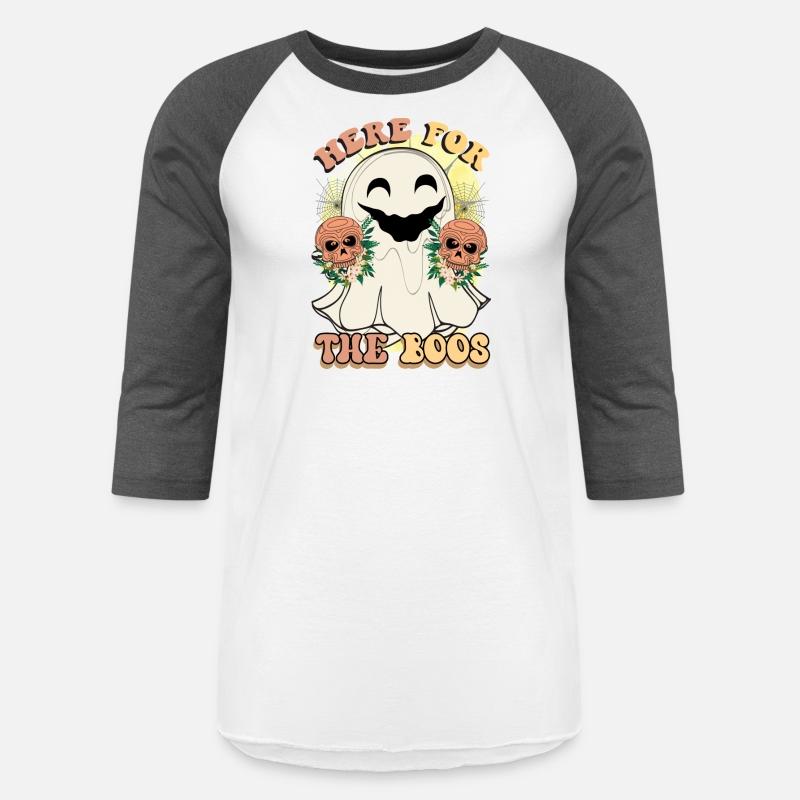 here for the boos,custom Halloween shirt.