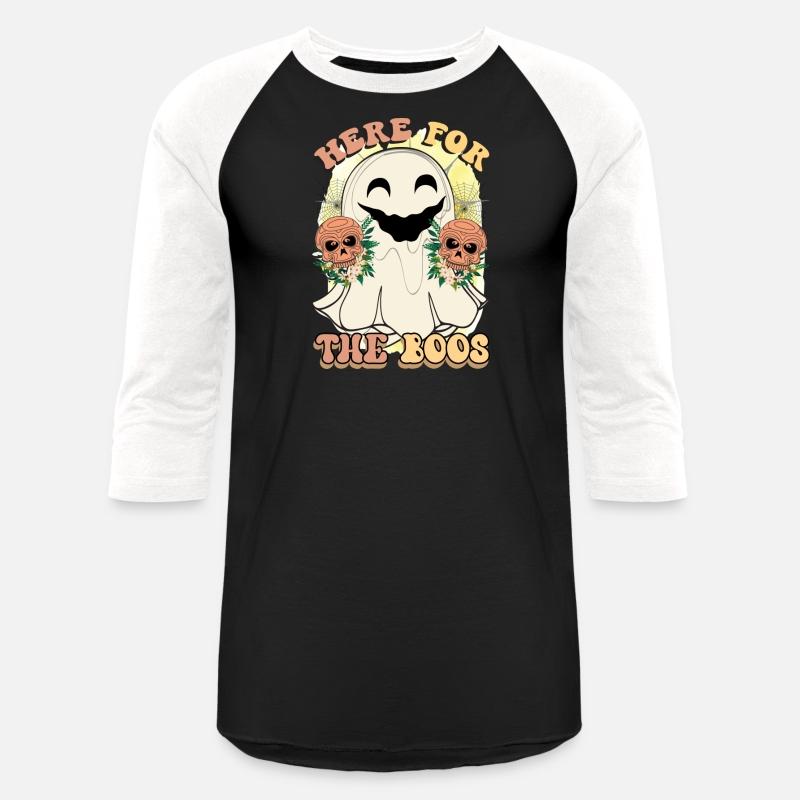 here for the boos,custom Halloween shirt.