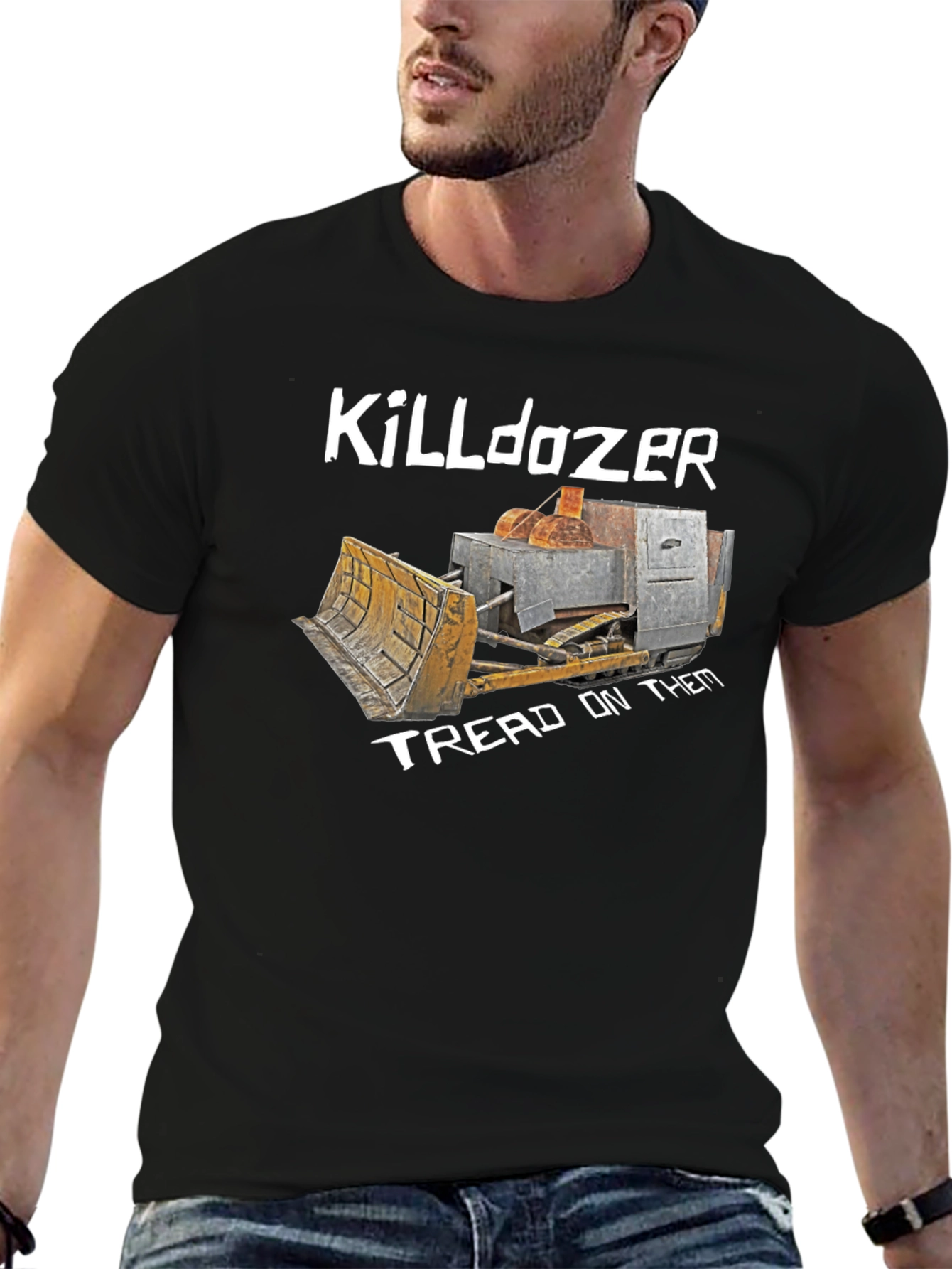 Killdozer Tread On Them Black T-Shirt
