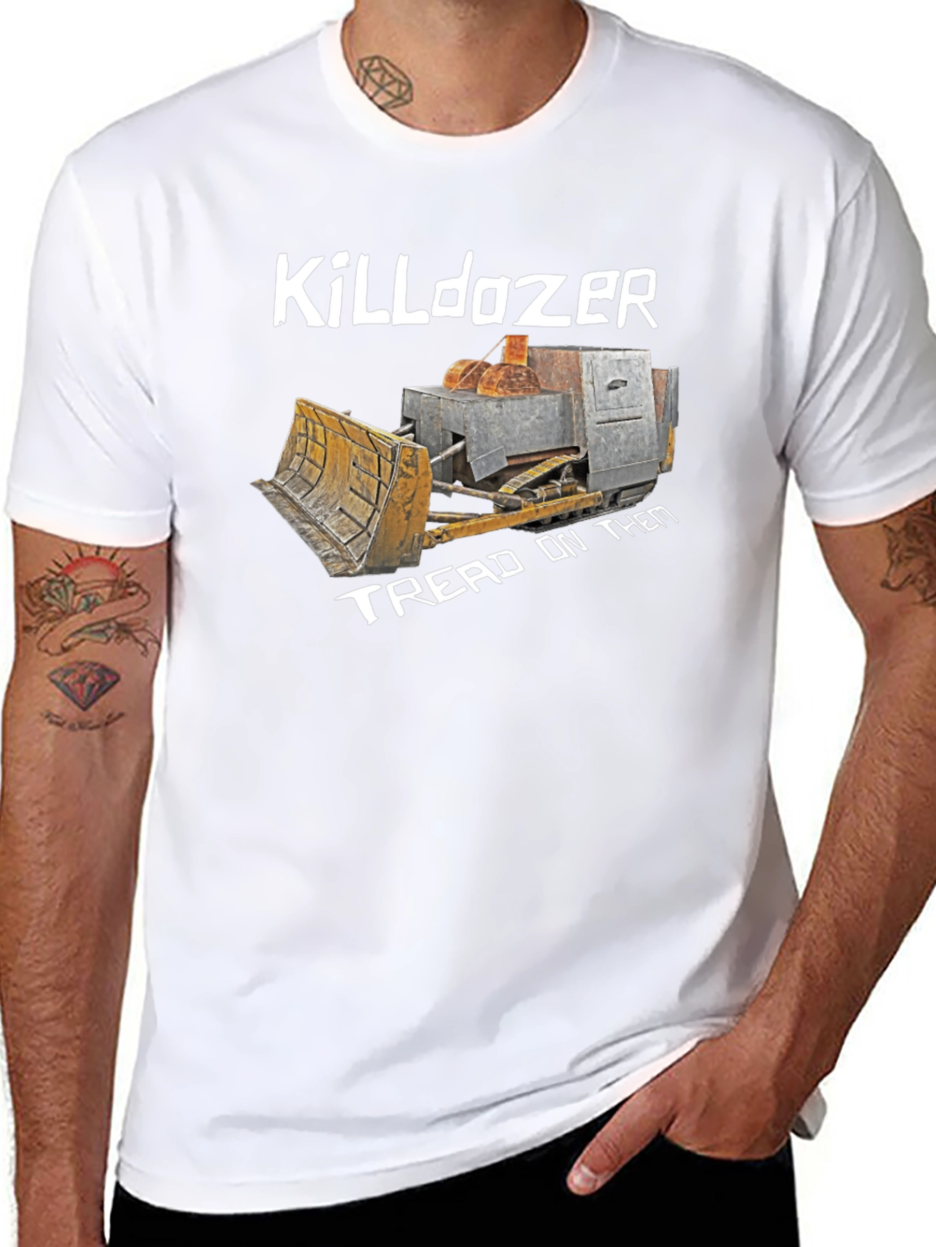 Killdozer Tread On Them Black T-Shirt