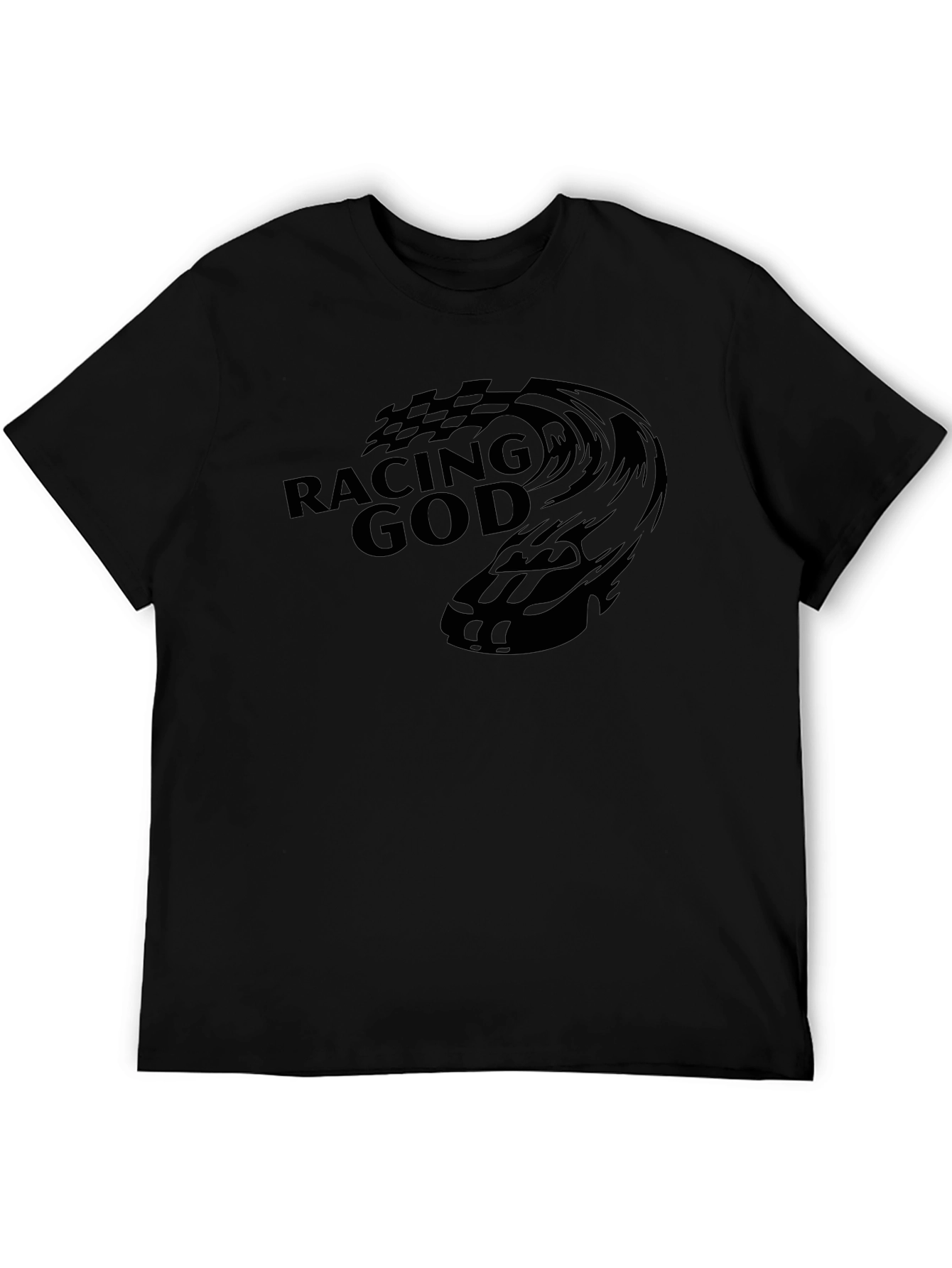 Racing God Black T-Shirt