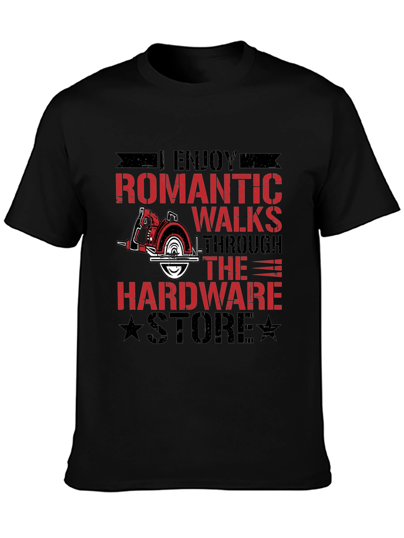 Romantic Walks Hardware Store Black T-Shirt